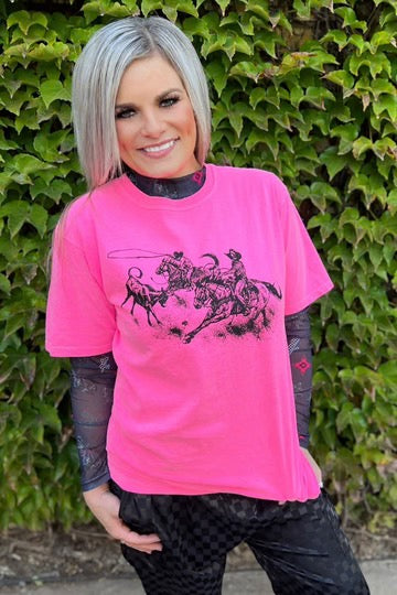 Neon Pink High Call T-Shirt