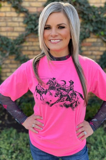 Neon Pink High Call T-Shirt